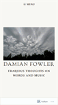 Mobile Screenshot of damianfowler.com